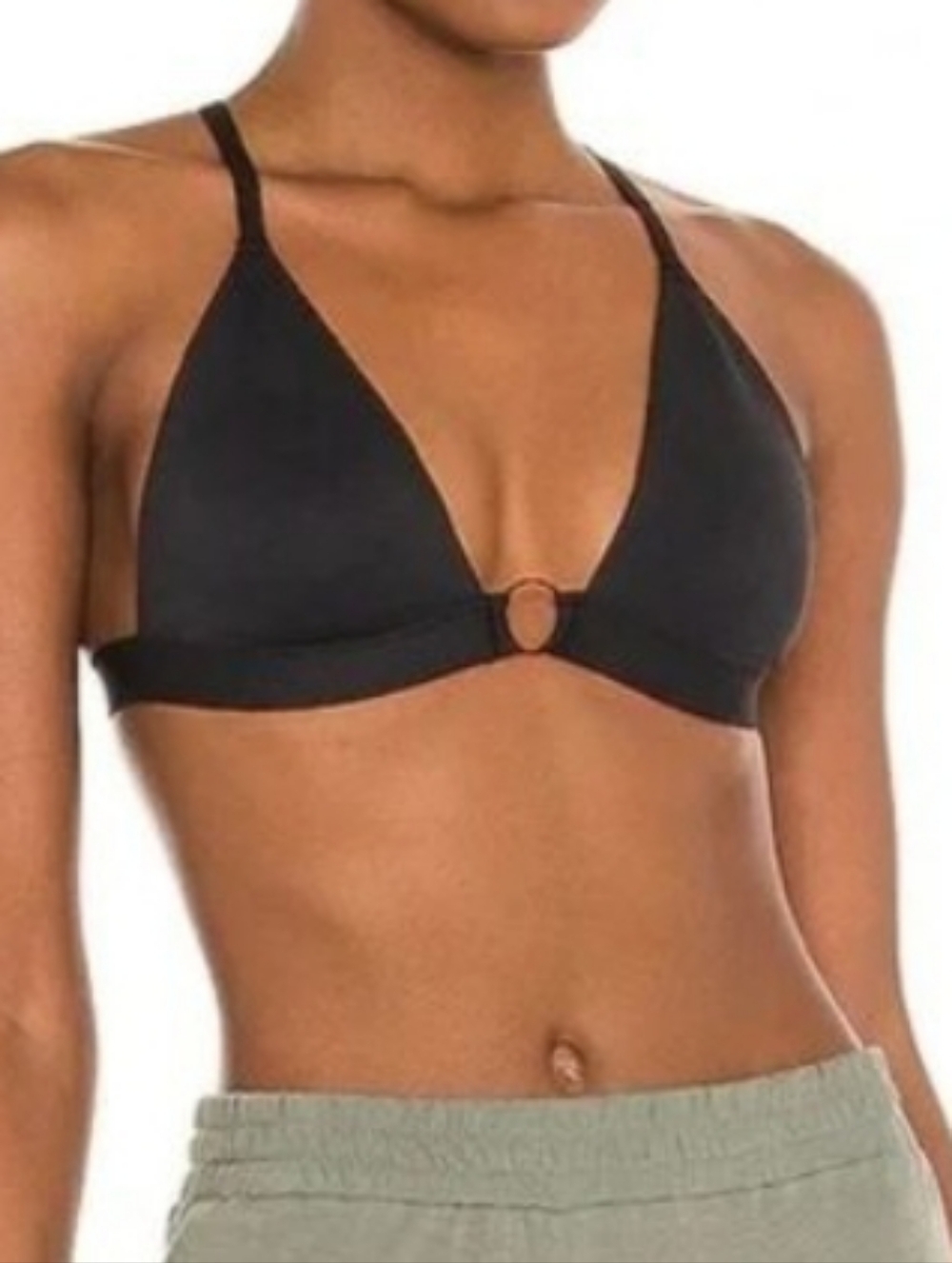Free People Oh Scuba Bralette in Black